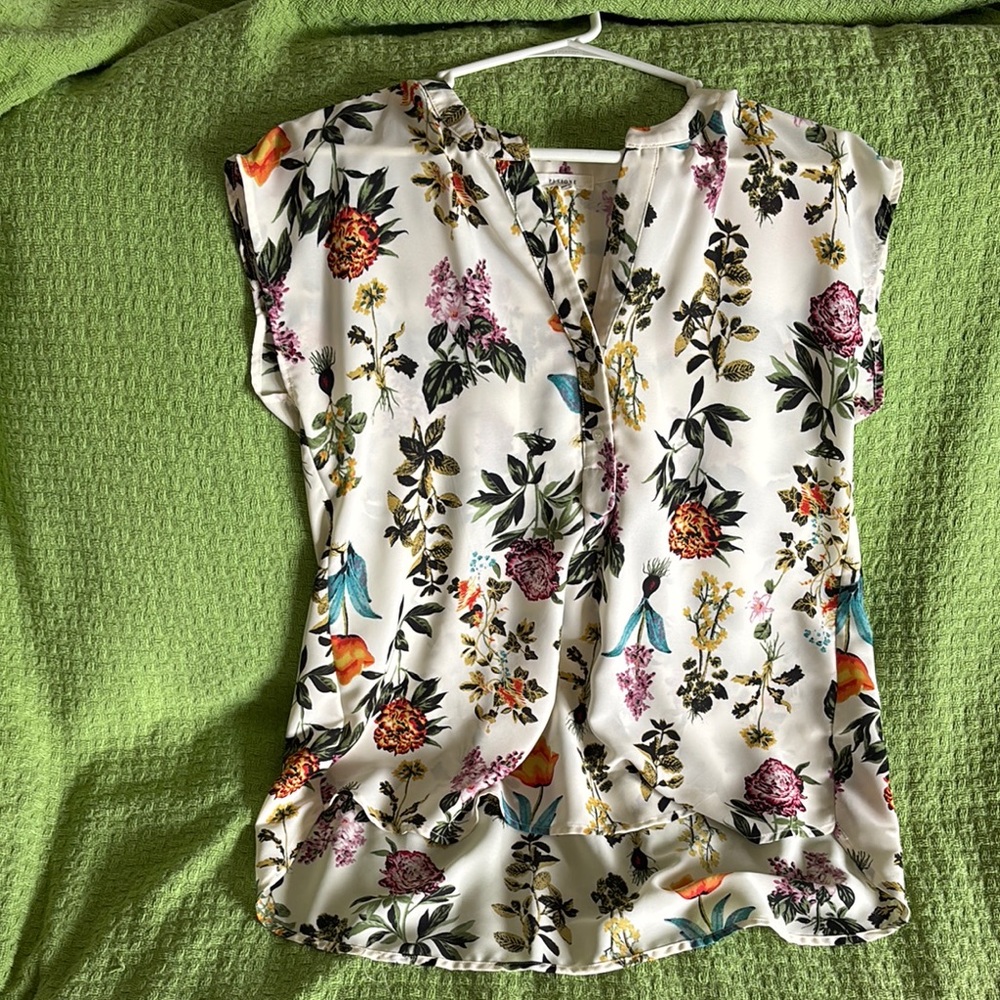 Pleione Multicolor Floral Blouse